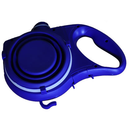 Pet Leash with Water Bottle and Cup